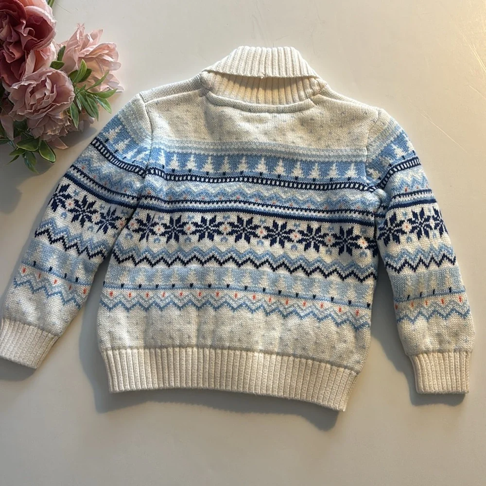 Gymboree intarsia snowflake